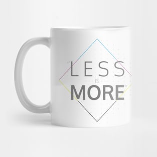 Less is more CMYK Mug